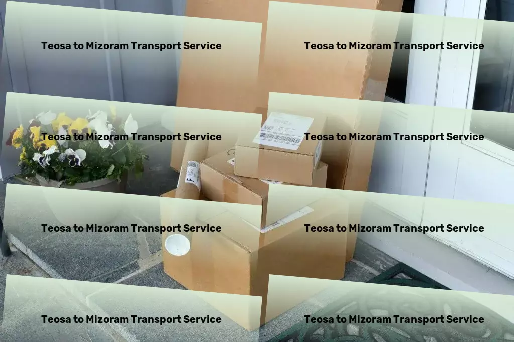 Teosa to Mizoram Transport Full-service freight and shipment