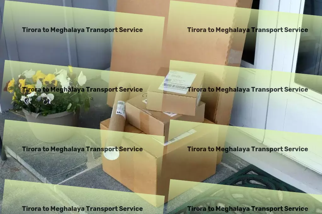 Tirora to Meghalaya Transport Freight parcel services