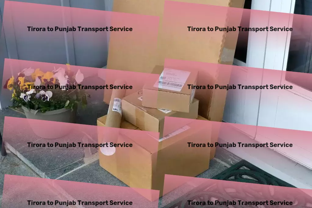 Tirora to Punjab Transport Urban cargo forwarding