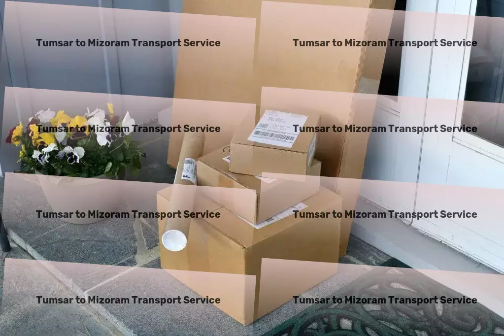 Tumsar to Mizoram Transport Secure courier delivery