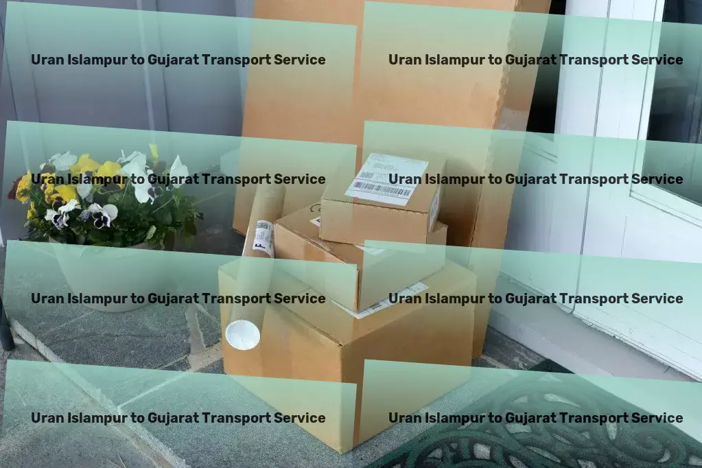 Uran Islampur to Gujarat Transport Door-to-door delivery services